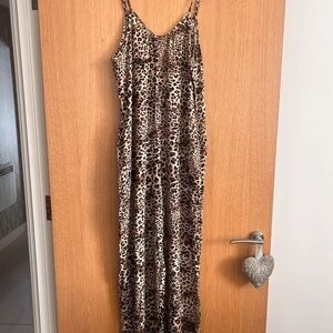 LuLaRoe Leopard Print Maxi Dress